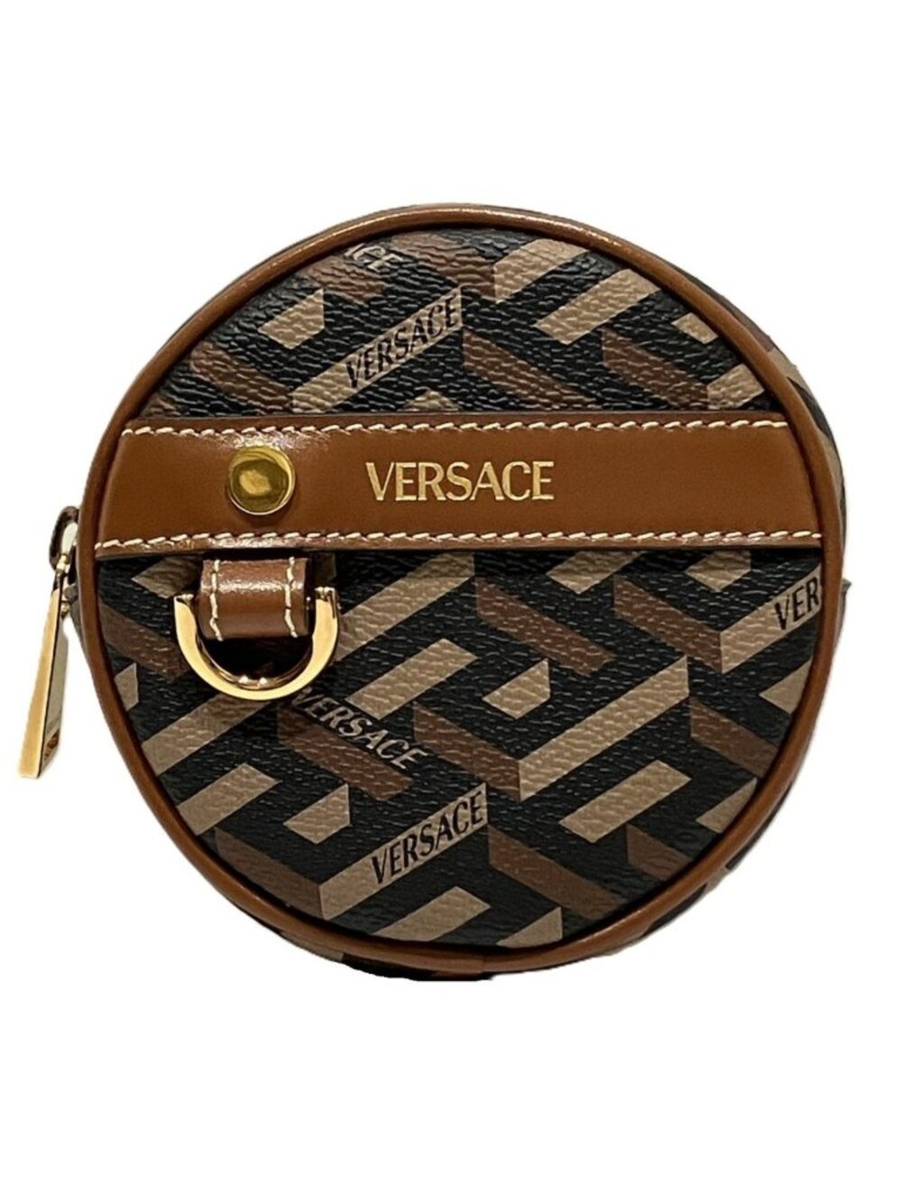 Versace Waist Bag Belt Bag Brown